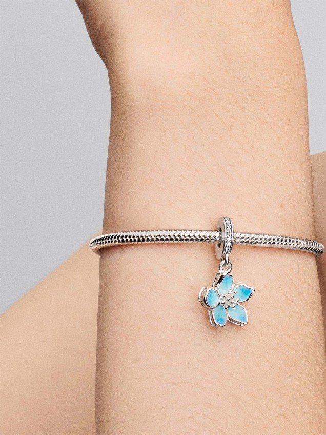 Conta Pendente Flor Azul