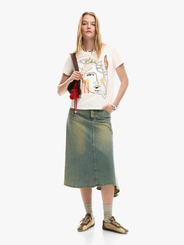 T-shirt com Estampado