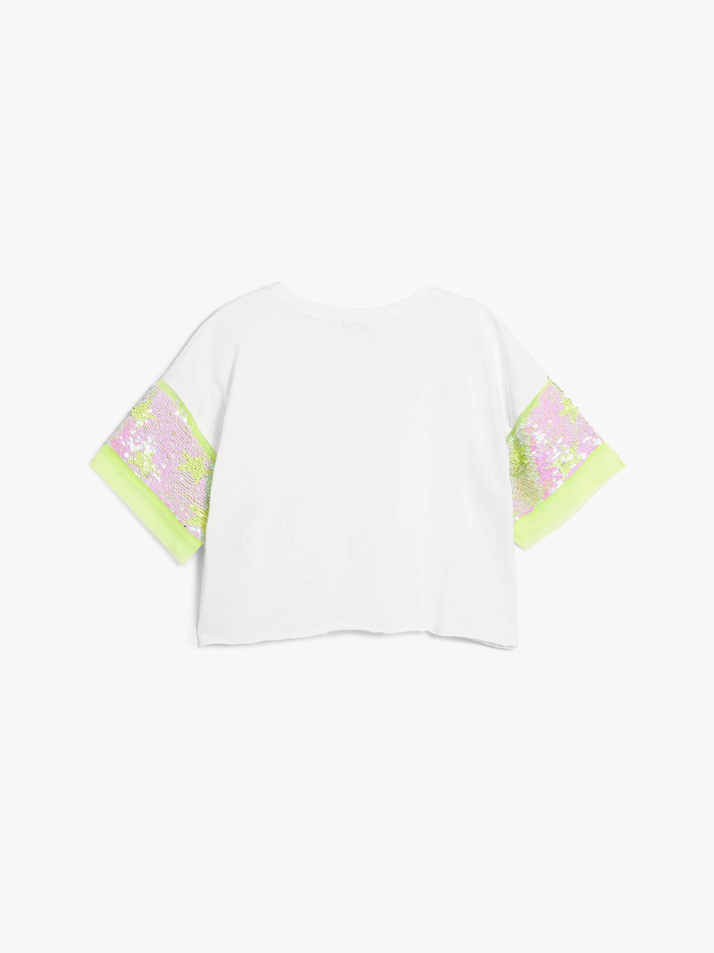 T-shirt Oversized com Lantejoulas