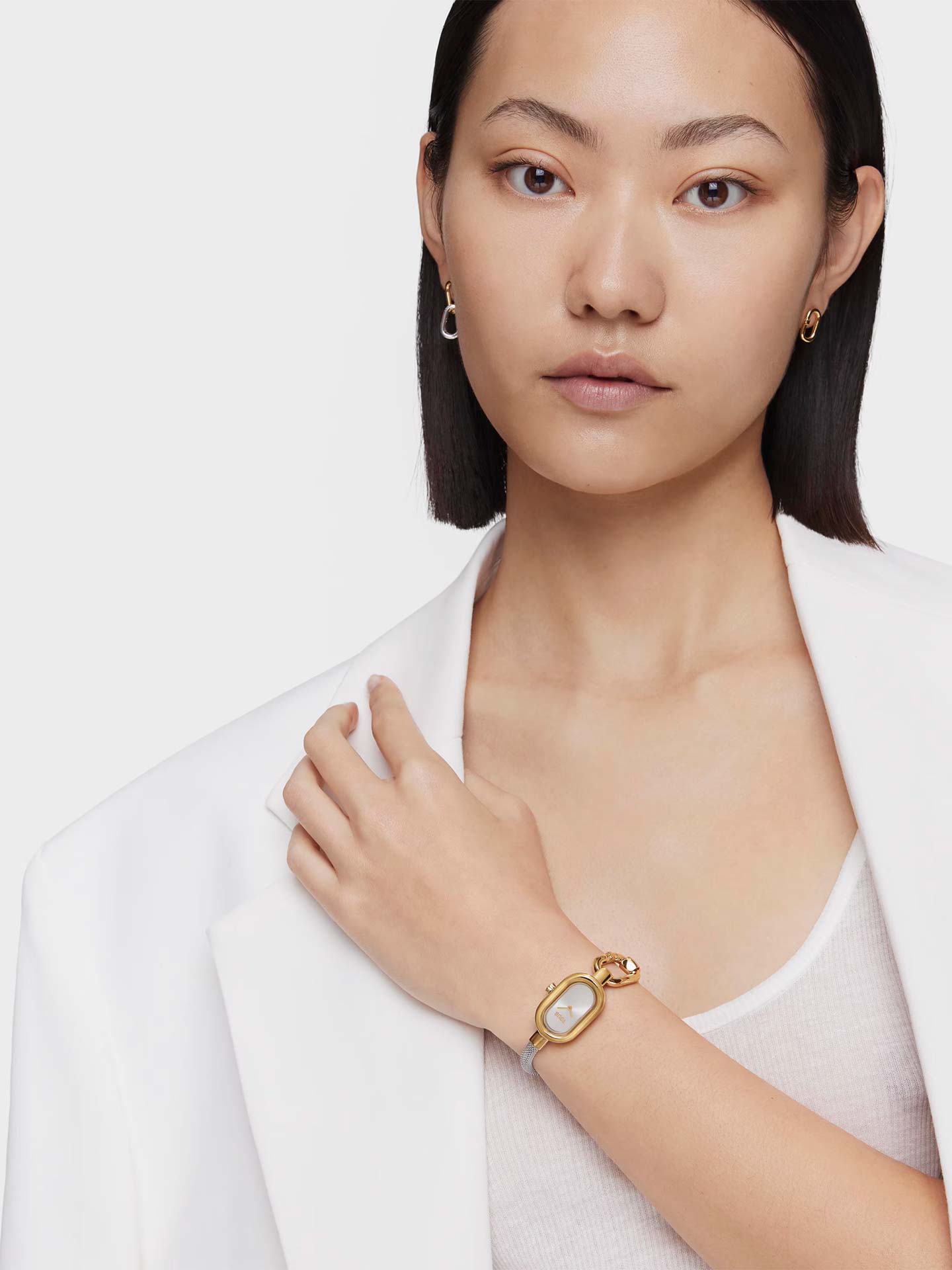 Relógio Analógico Hold Oval