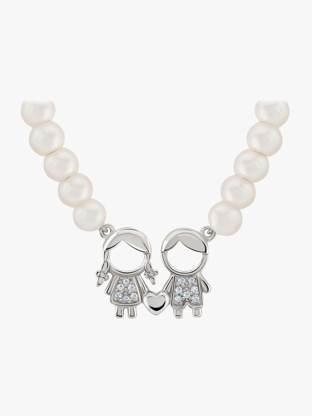 Colar Pérolas Mum Menina & Menino