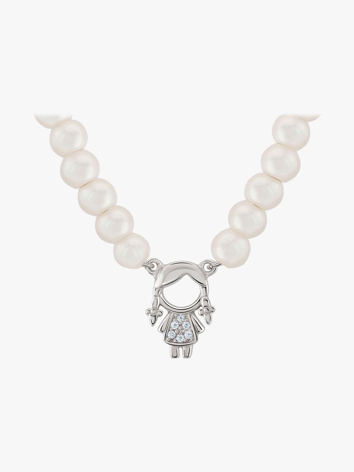 Colar Pérolas Mum Menina