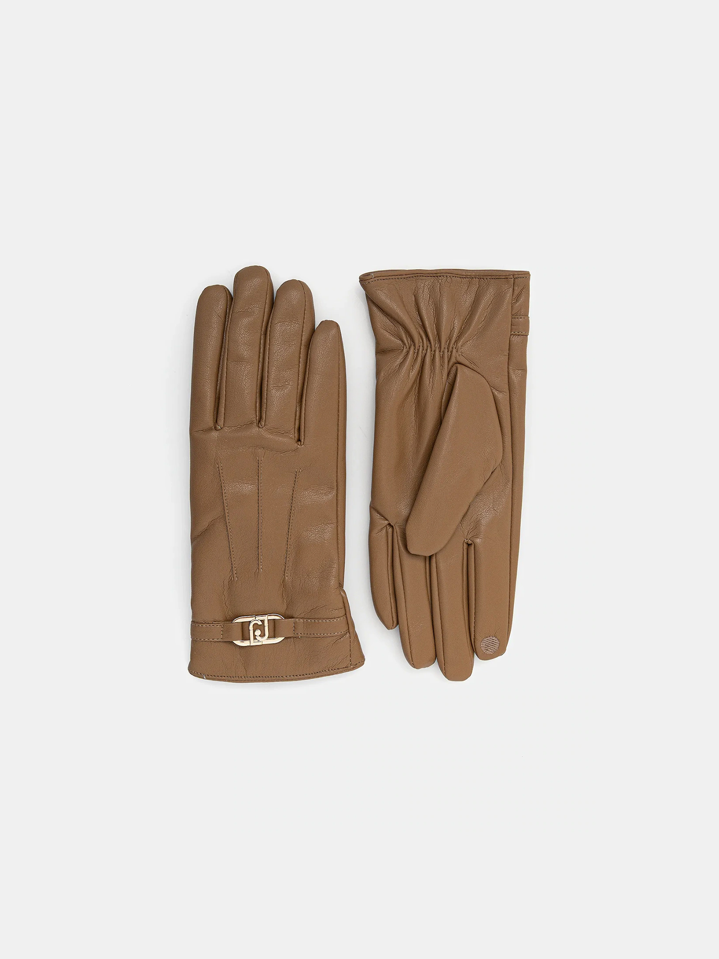 Luvas em Pele Sintética com Fivela