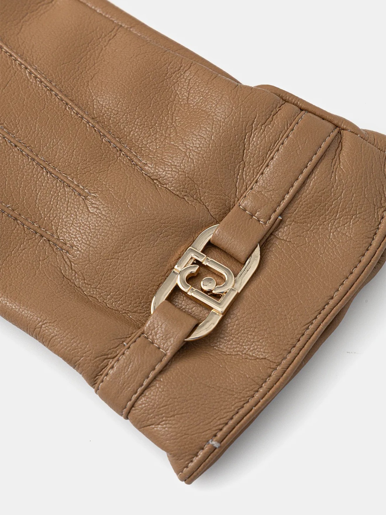 Luvas em Pele Sinttica com Fivela