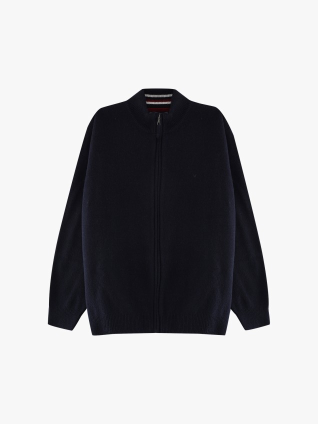 Casaco de Malha com Fecho