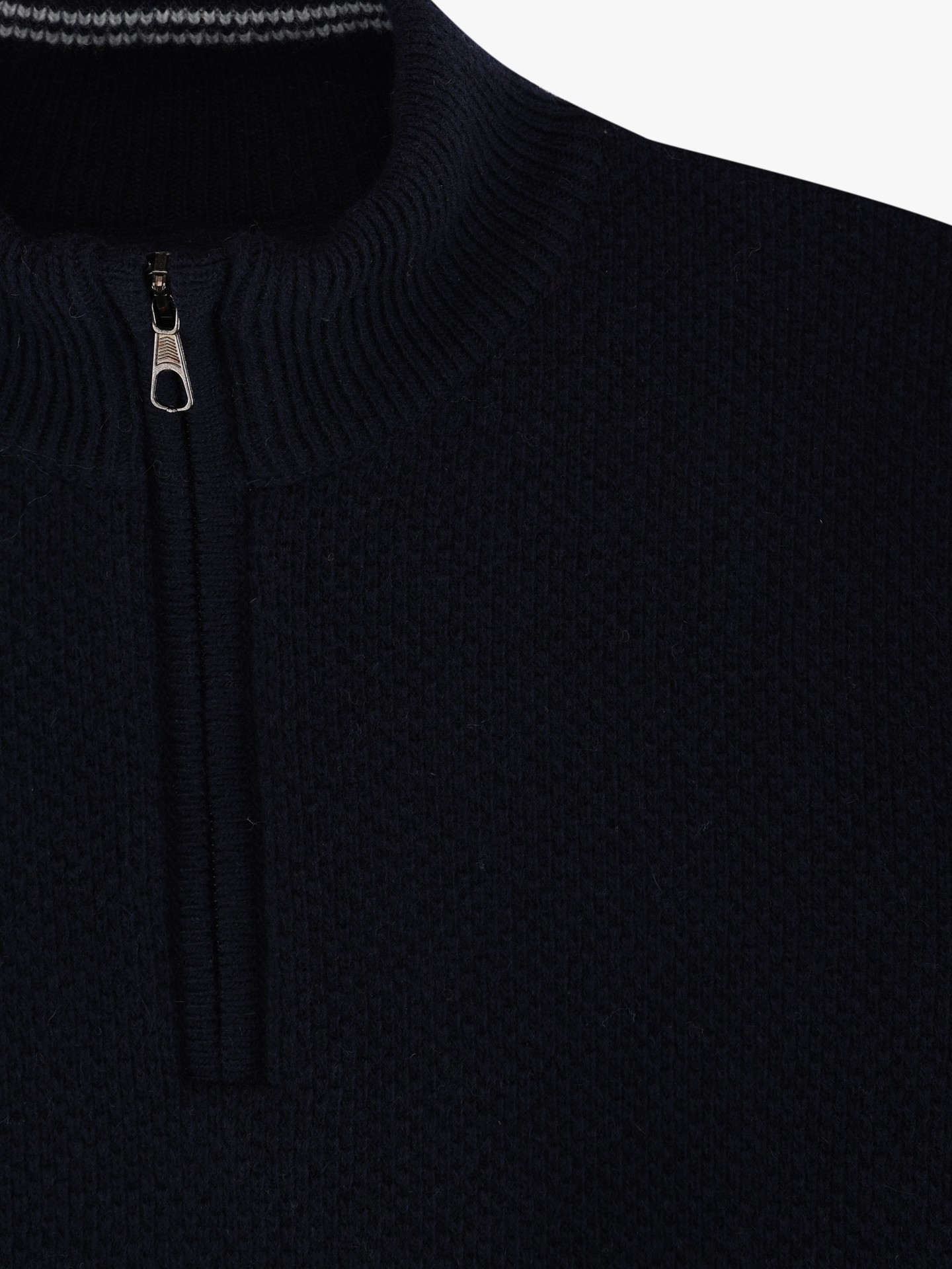 Polo de Malha com Gola Subida e Fecho