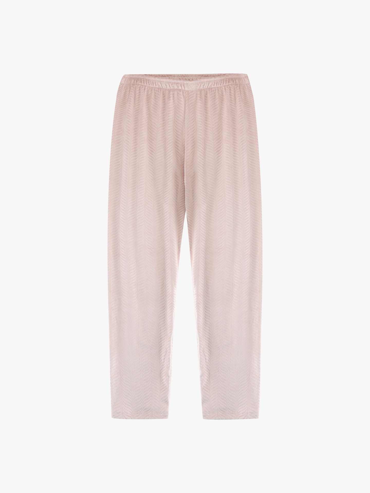 Pijama de Veludo com Textura em Espinha