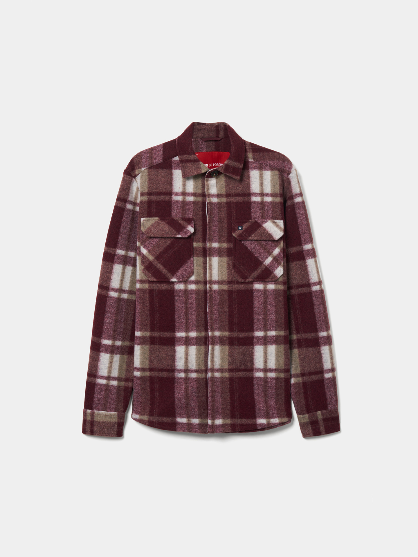 Sobrecamisa de Flanela com Padrão Xadrez