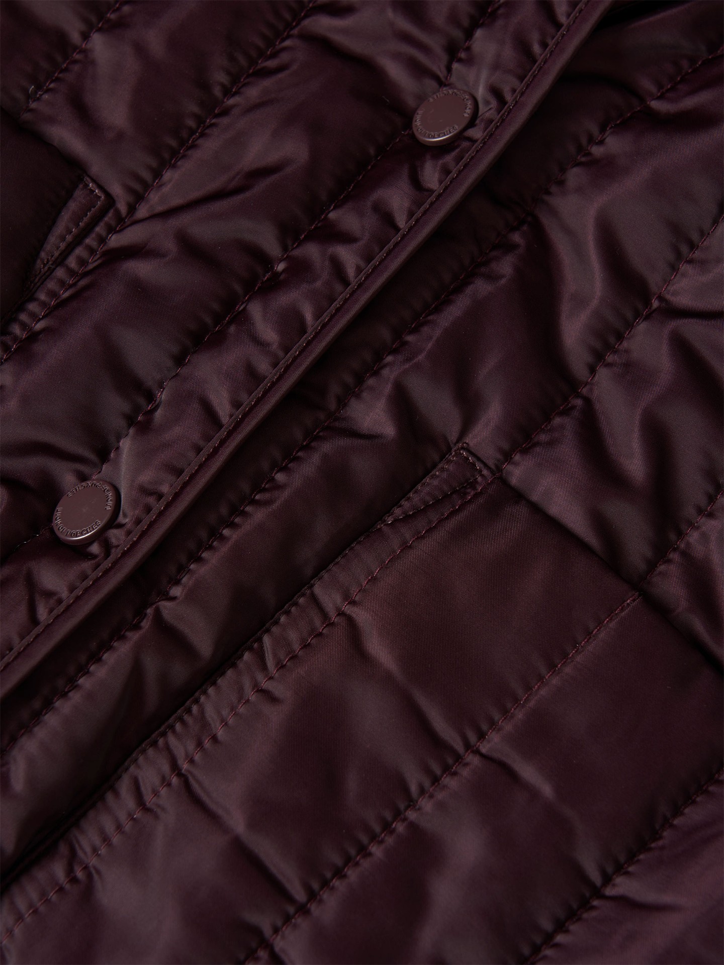 Blusão Acolchoado Assimétrico com Capuz