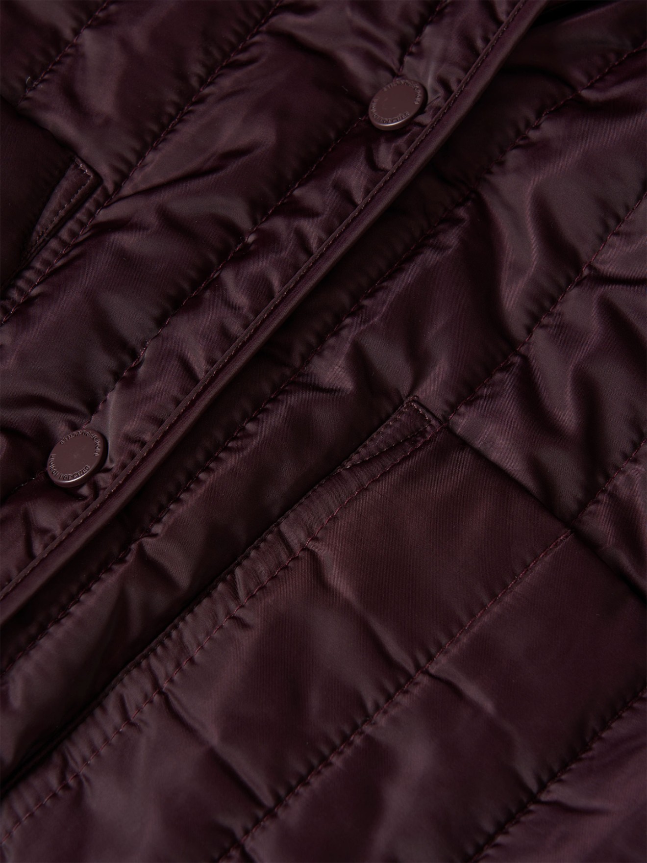 Blusão Acolchoado Assimétrico com Capuz