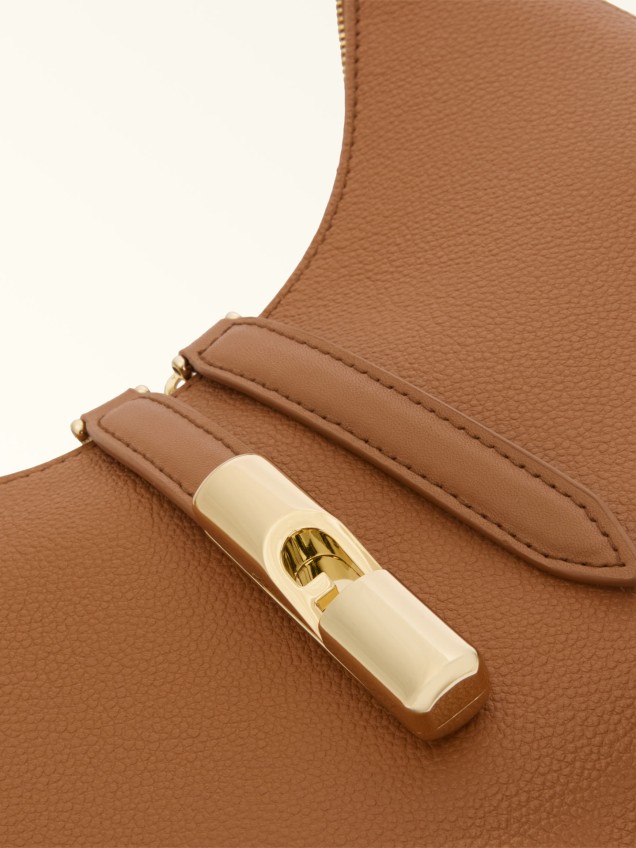 Mala de Ombro Goccia S em Pele