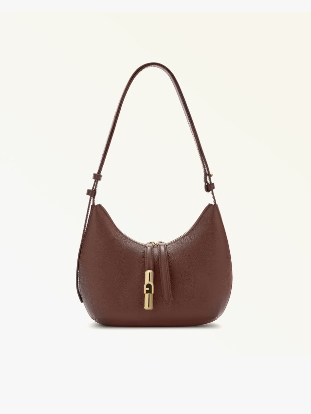 Mala de Ombro Goccia S em Pele