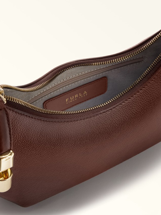 Mala de Ombro Goccia S em Pele