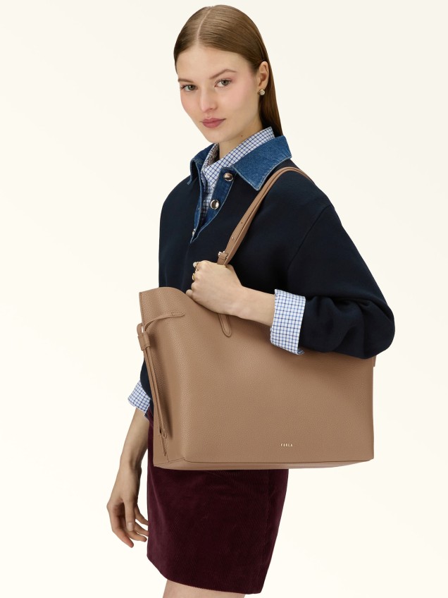 Tote Bag Ava L em Pele