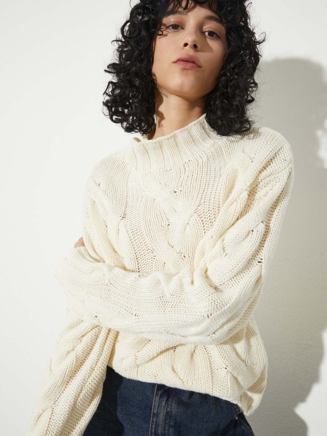 Camisola de Malha Entrançada MCLNASELLO