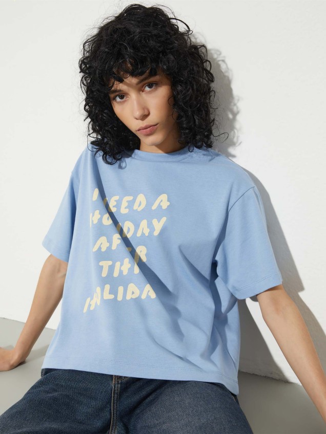 T-shirt com Estampado MCLFERIALE