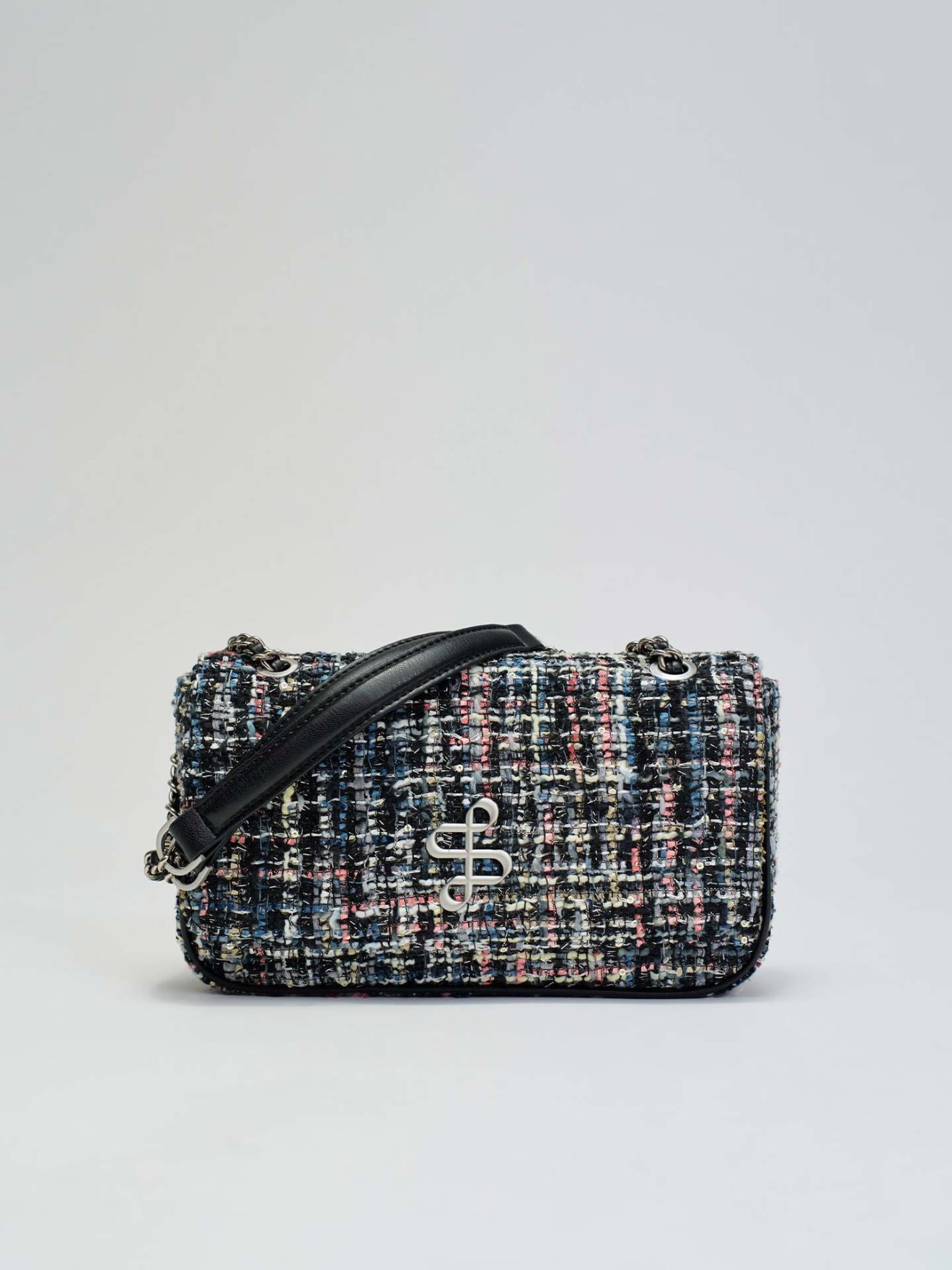 Mala de Ombro em Tweed