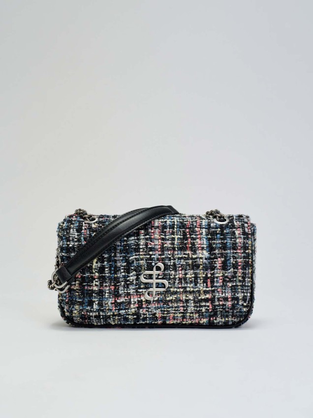 Mala de Ombro em Tweed