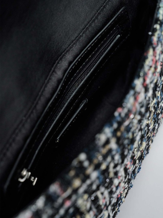 Mala de Ombro em Tweed