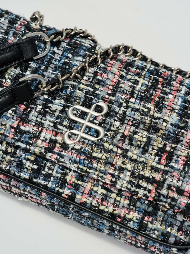 Mala de Ombro em Tweed