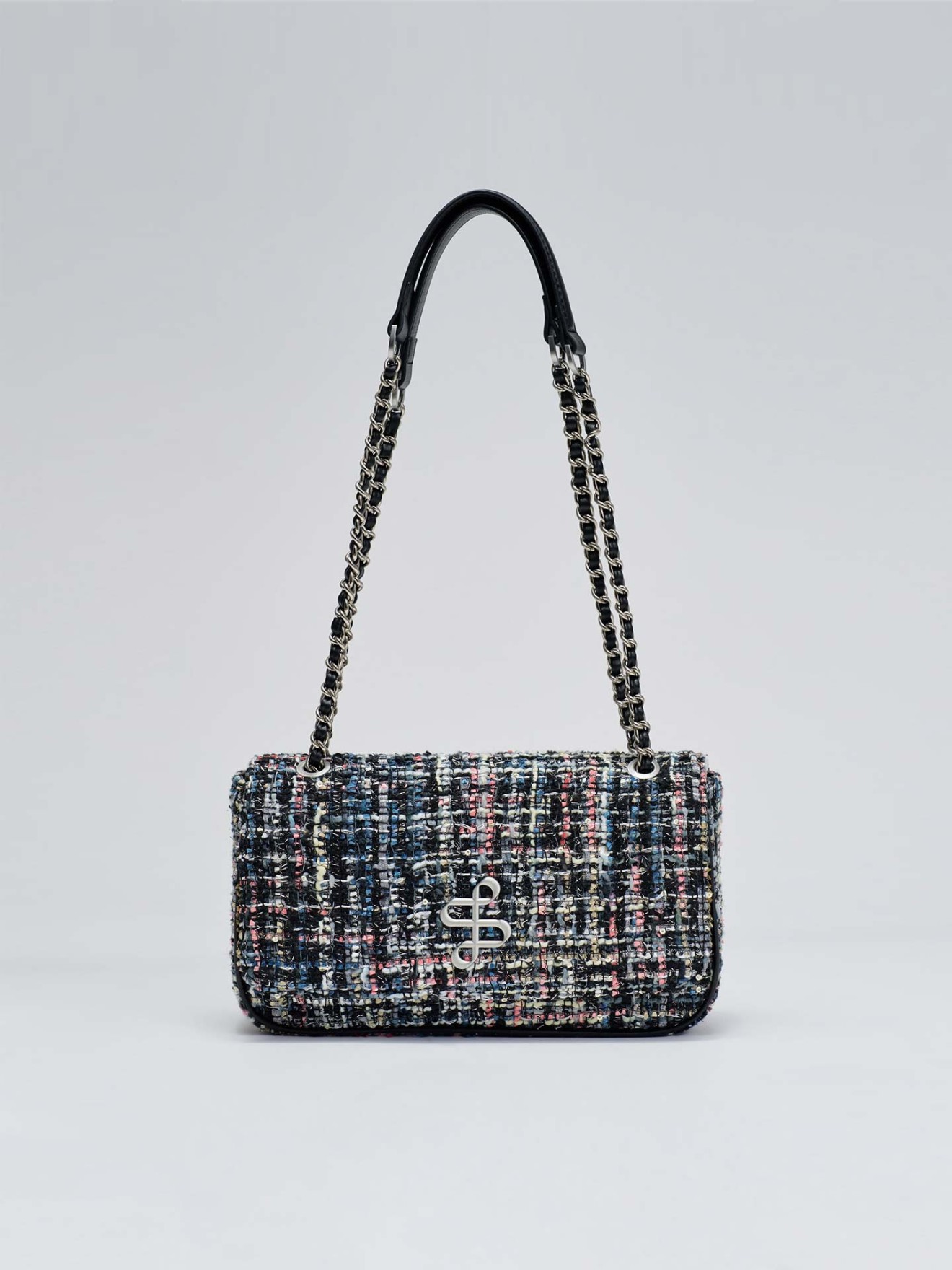 Mala de Ombro em Tweed