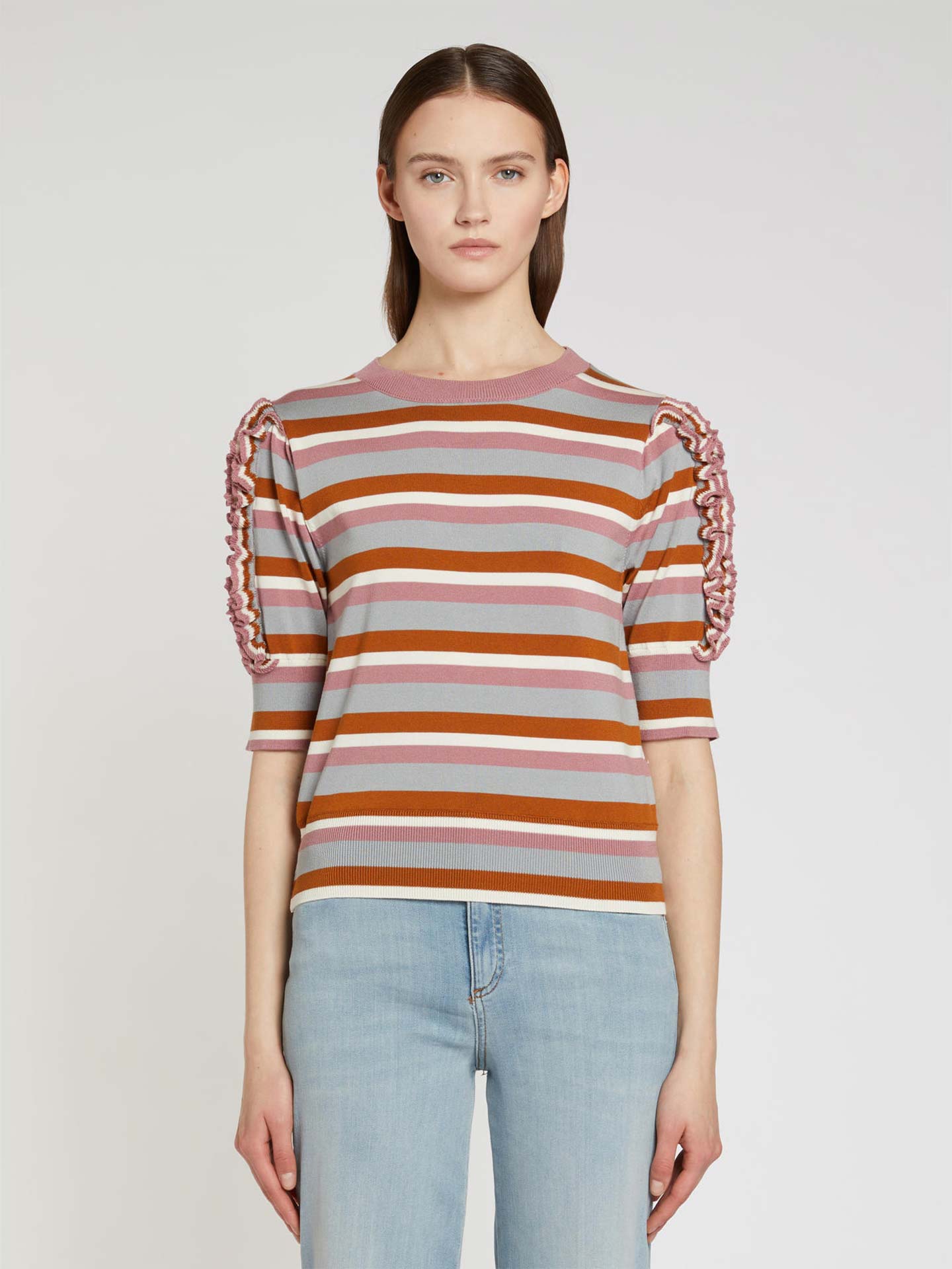 Camisola de Malha às Riscas MLSREFOLO