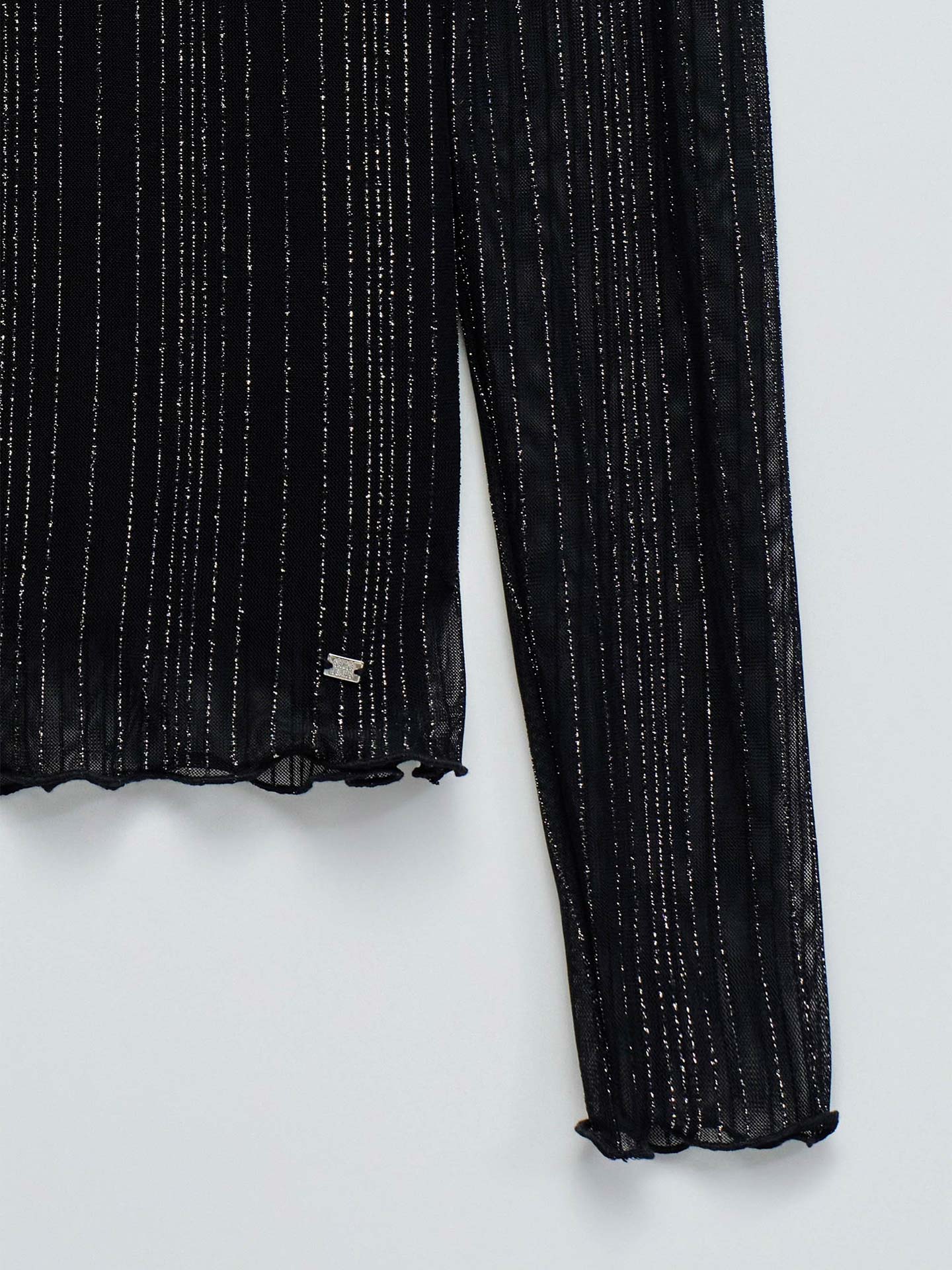 Camisola de Tule com Fios Lurex