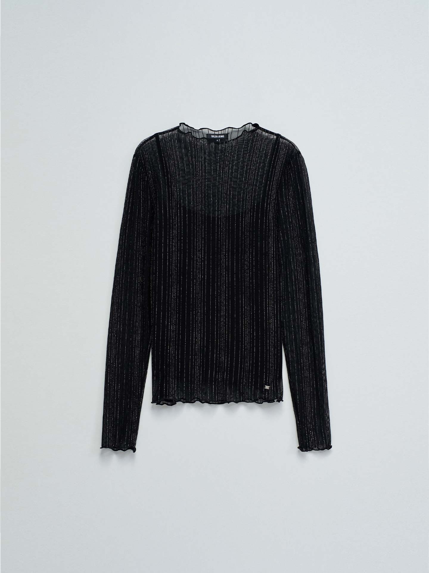 Camisola de Tule com Fios Lurex