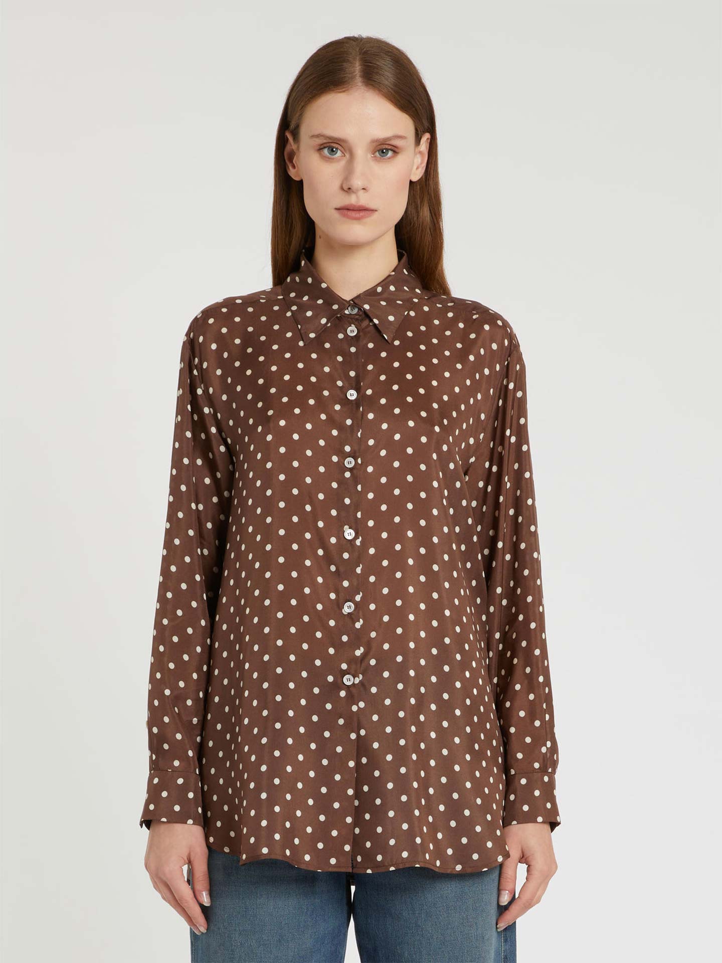 Camisa de Seda Habotai MLSANGIO