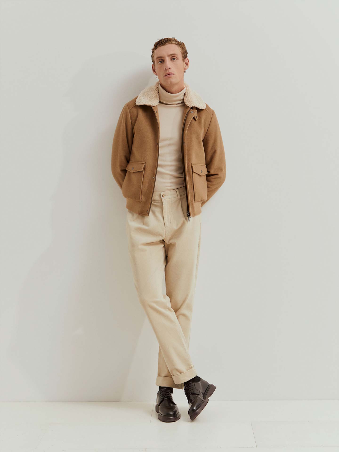 Calças de Bombazine Regular Fit