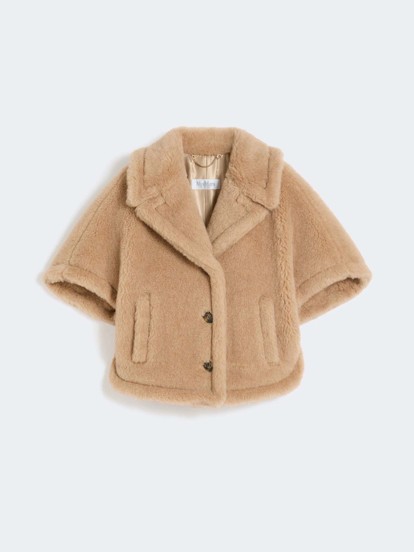 Capa Curta em Tecido Teddy MXACORVINO4