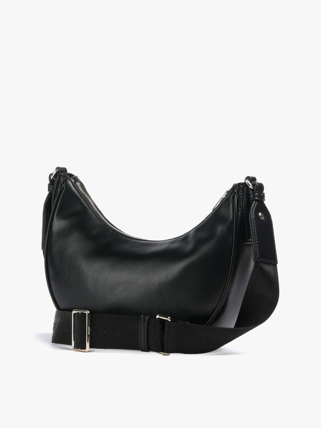 Mala de Ombro Meia-Lua com Bolsa Amovível