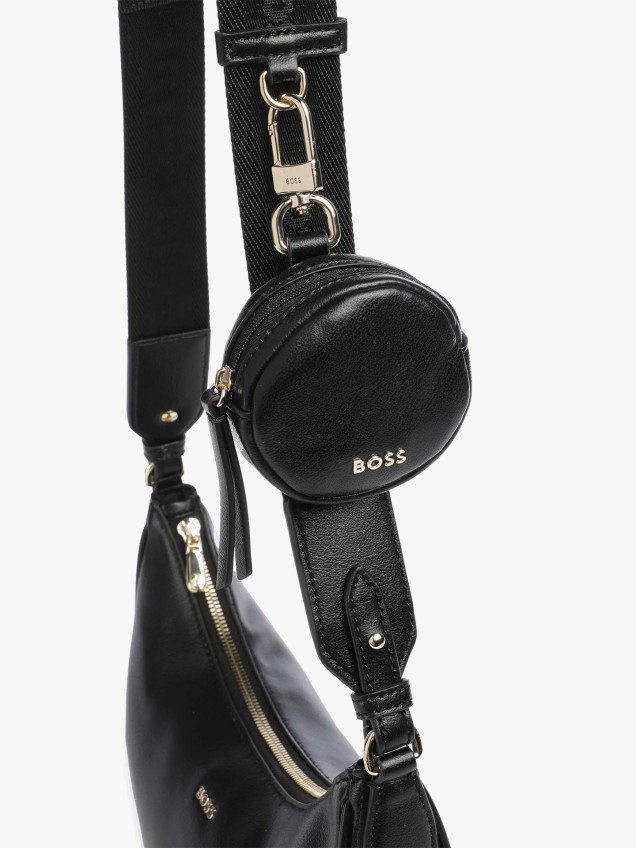 Mala de Ombro Meia-Lua com Bolsa Amovível