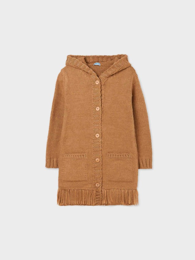 Casaco Comprido com Franjas