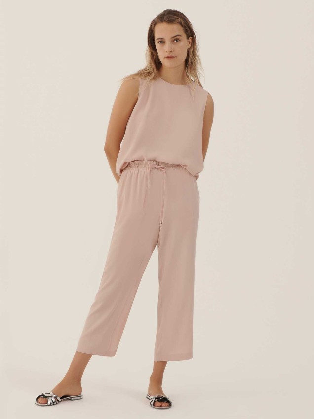 Blusa Mangas Caveadas