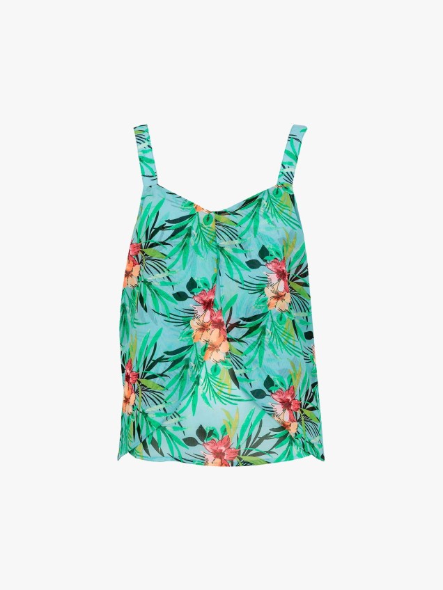 Top Padr�o Floral