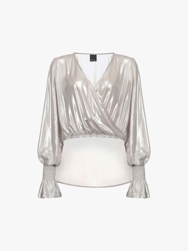 Blusa de decote em V