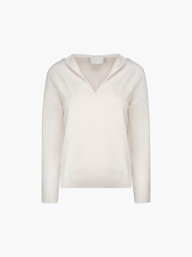 Camisola de Malha com Capuz