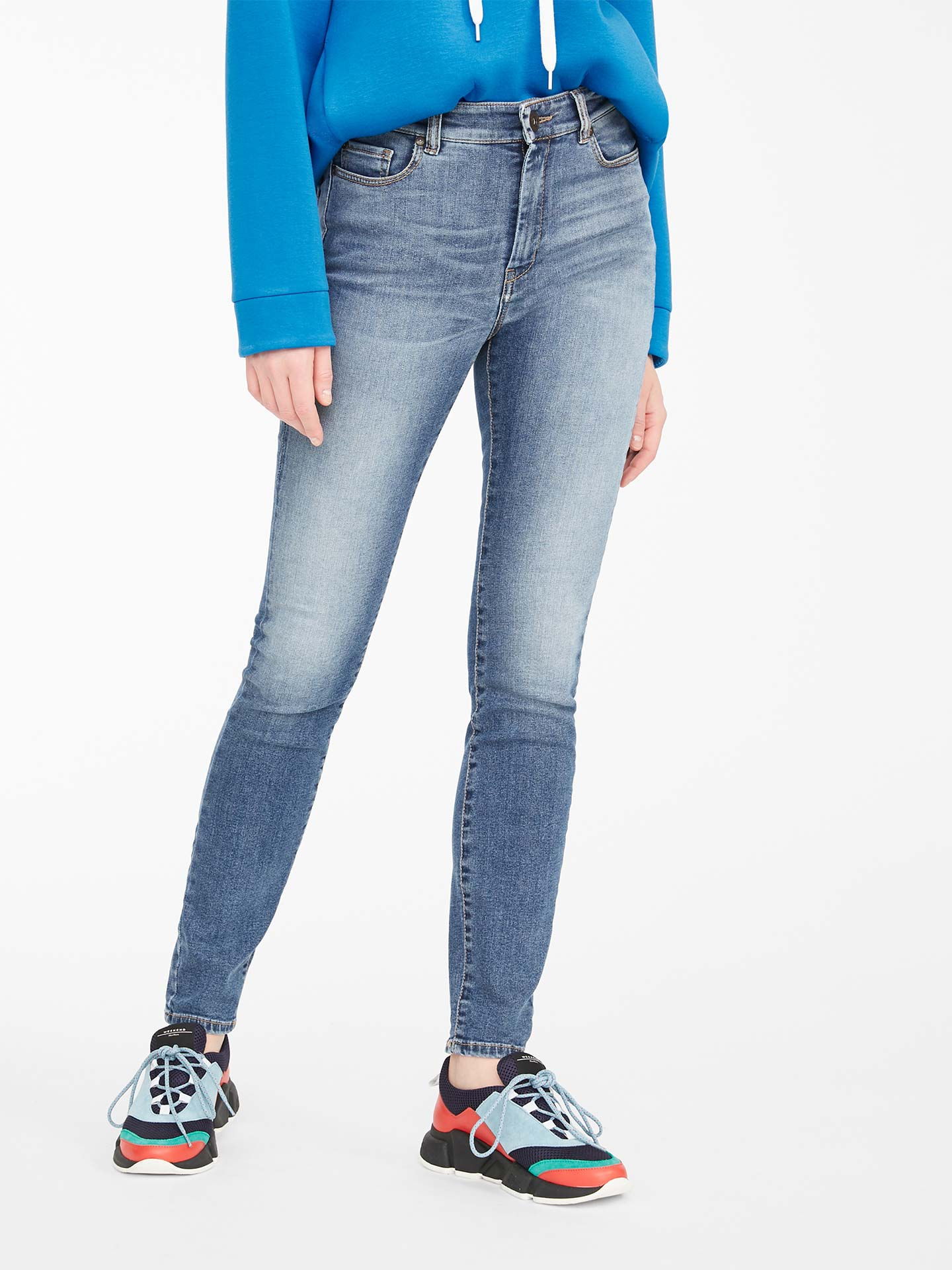 Calças de Ganga Skinny Fit