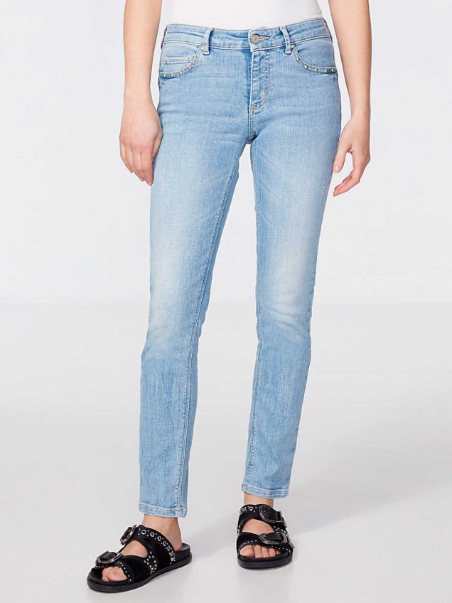 Calças de Ganga Slim Fit