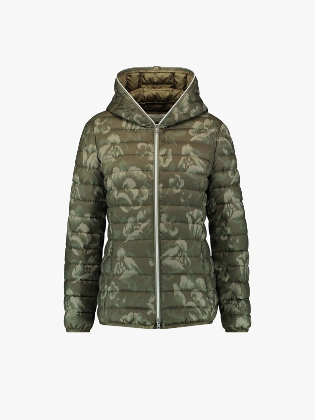 Blusão Acolchoado com Padrão