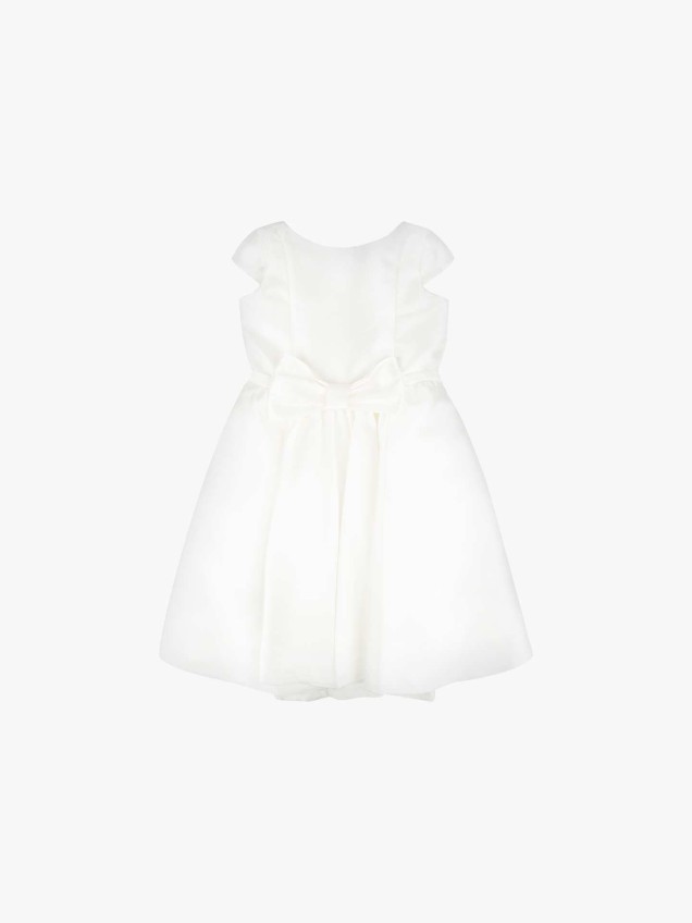 Vestido de cerimónia com laço