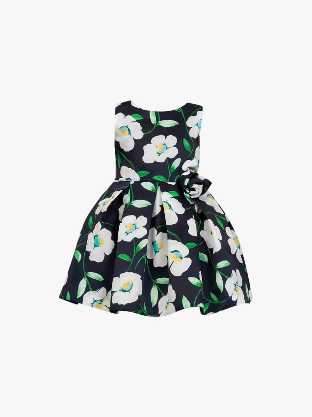 Vestido com Padrão Floral