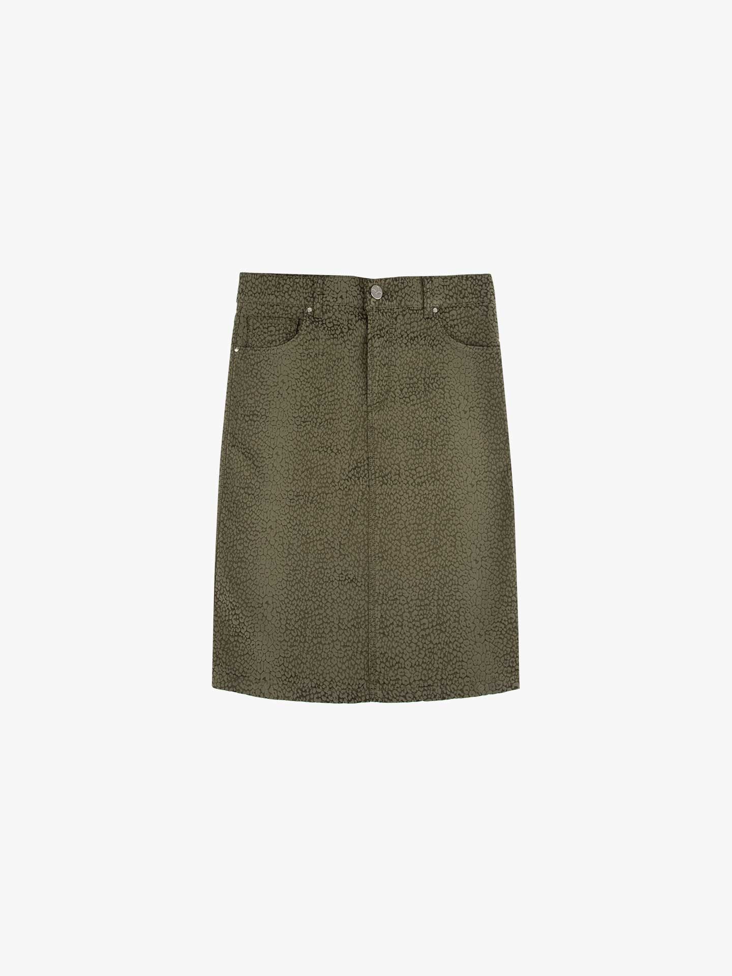 Saia com animal print