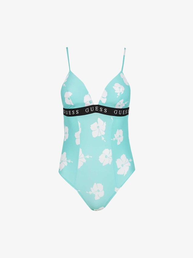 Fato de Banho Padr�o Floral