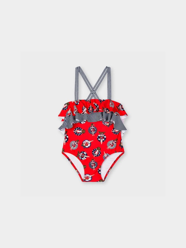 Fato de Banho com Folho