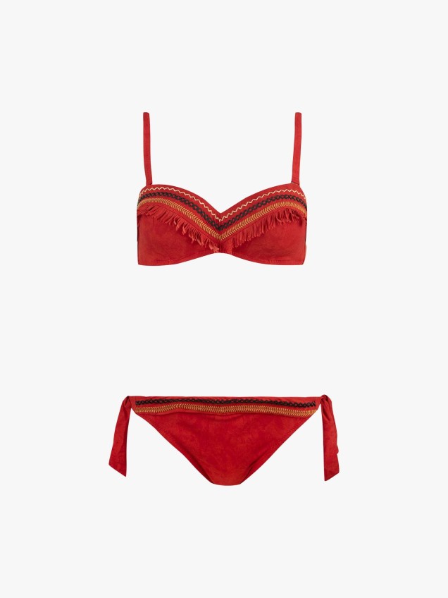 Biquíni com franjas