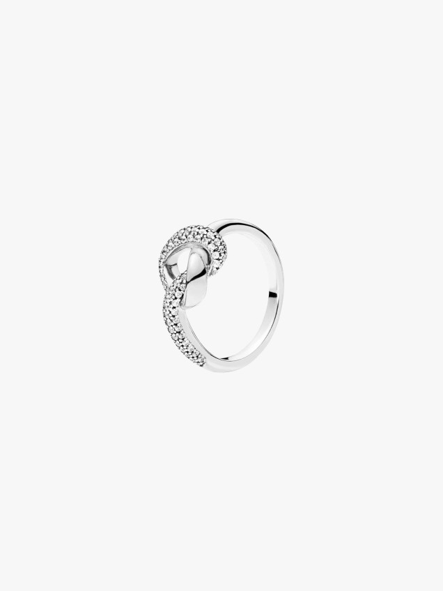 Anel Knotted Heart