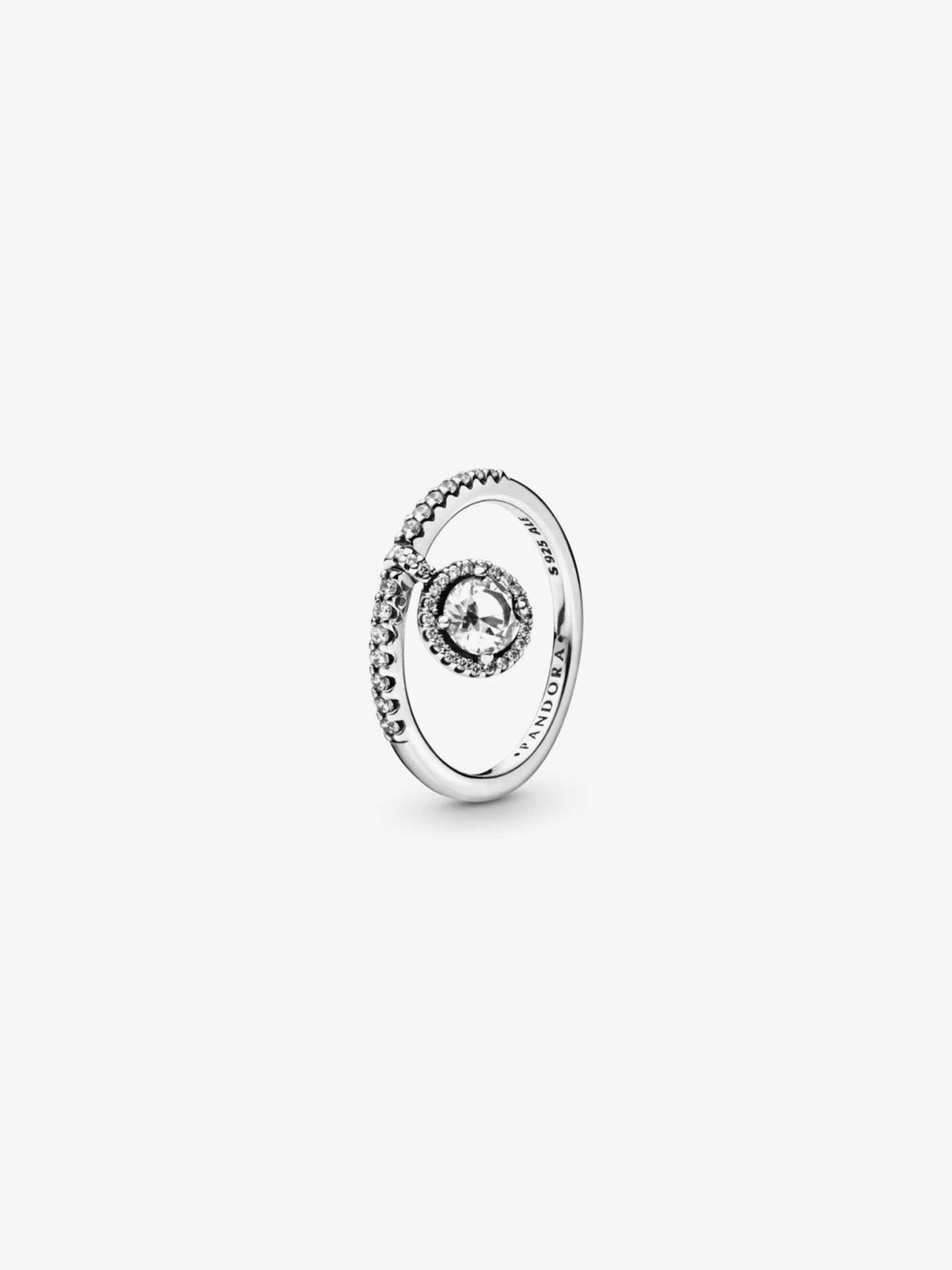 Anel Dangling Round Sparkle