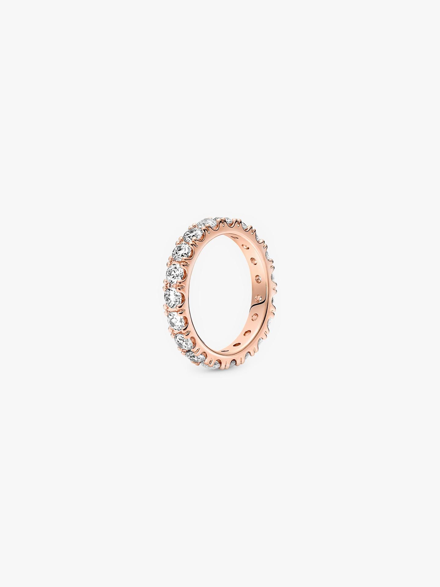 Anel Sparkling Row Eternity
